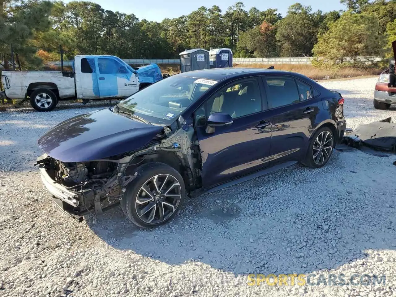 1 Photograph of a damaged car JTDP4RCE6LJ013235 TOYOTA COROLLA 2020