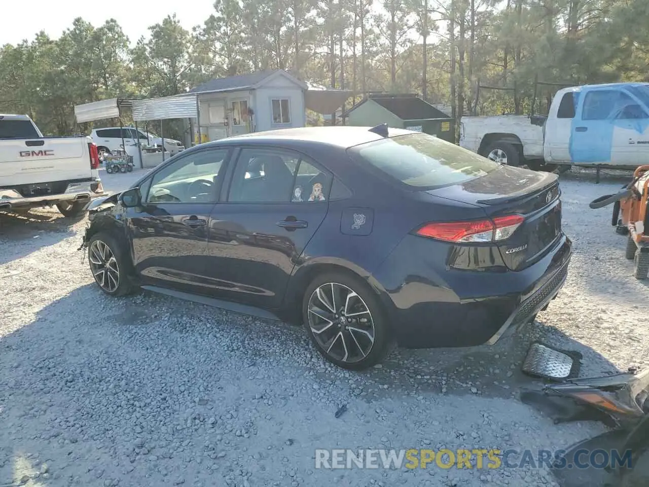 2 Photograph of a damaged car JTDP4RCE6LJ013235 TOYOTA COROLLA 2020