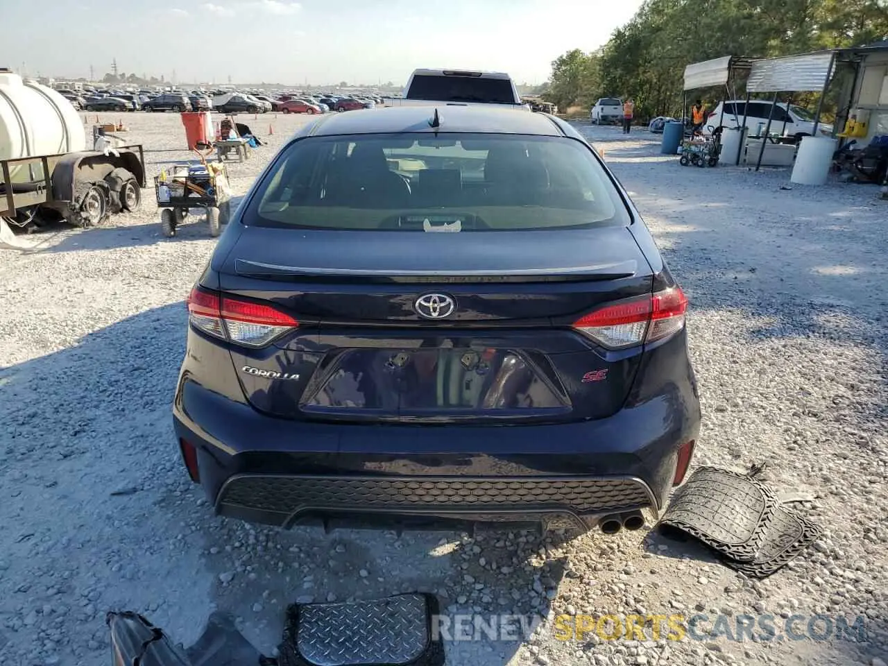 6 Photograph of a damaged car JTDP4RCE6LJ013235 TOYOTA COROLLA 2020