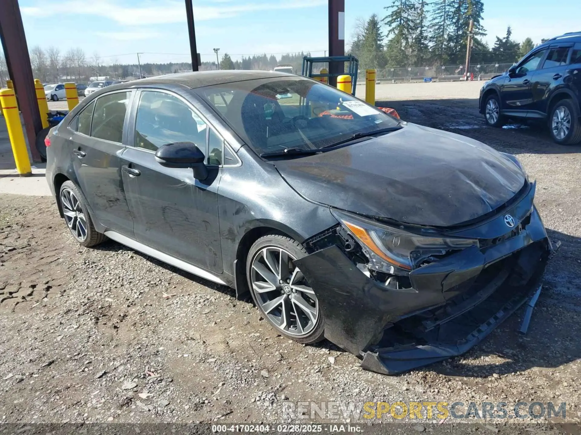 1 Photograph of a damaged car JTDP4RCE7LJ002602 TOYOTA COROLLA 2020