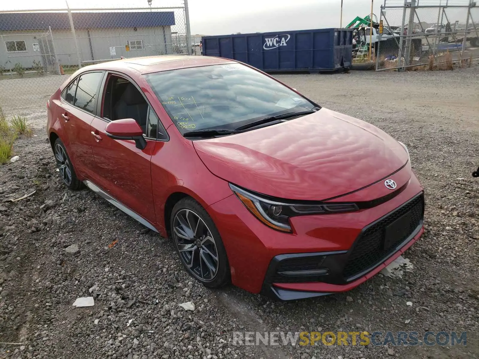 1 Photograph of a damaged car JTDP4RCE8LJ026486 TOYOTA COROLLA 2020
