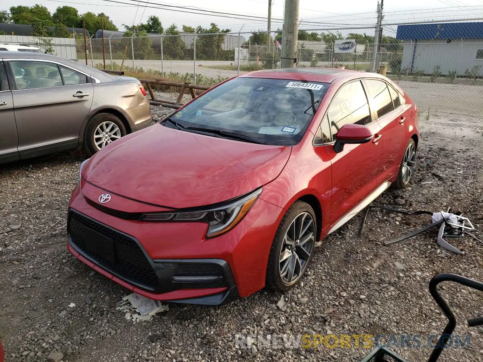2 Photograph of a damaged car JTDP4RCE8LJ026486 TOYOTA COROLLA 2020