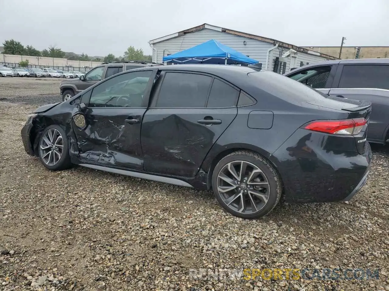 2 Photograph of a damaged car JTDP4RCE8LJ038010 TOYOTA COROLLA 2020