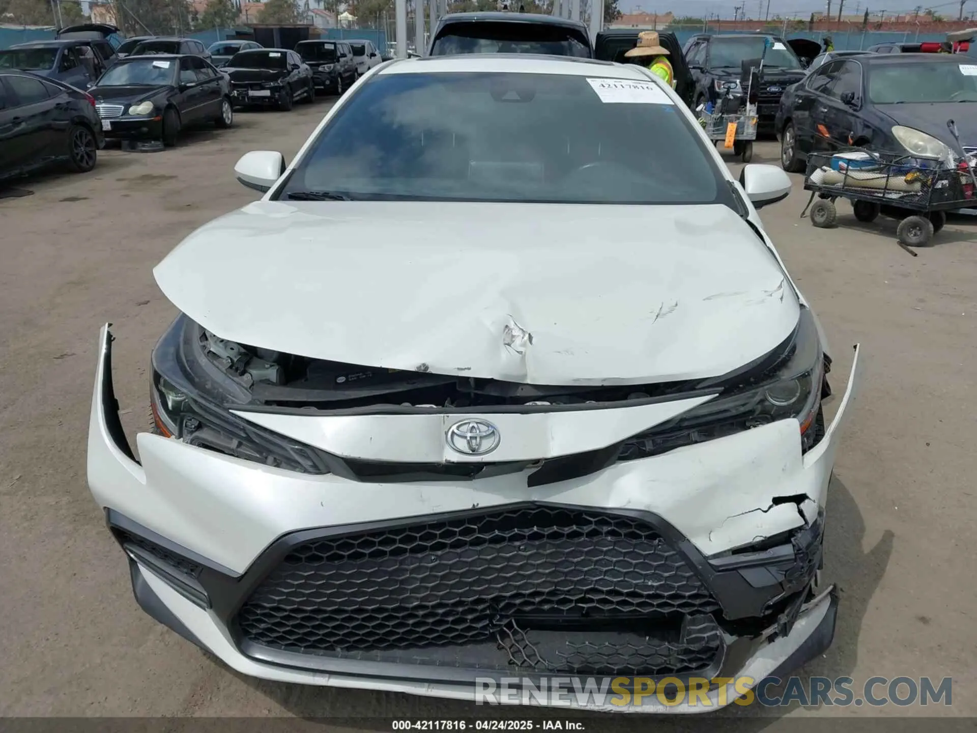 12 Фотография поврежденного автомобиля JTDP4RCE8LJ049850 TOYOTA COROLLA 2020