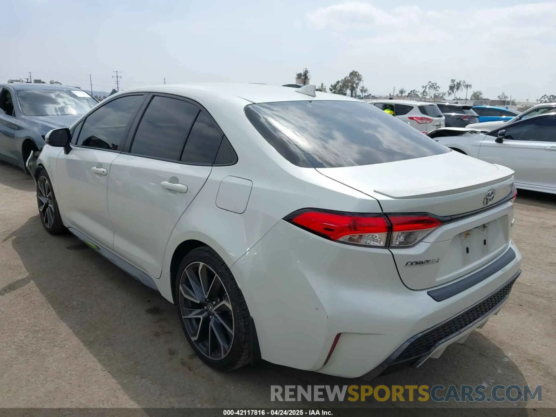 3 Фотография поврежденного автомобиля JTDP4RCE8LJ049850 TOYOTA COROLLA 2020