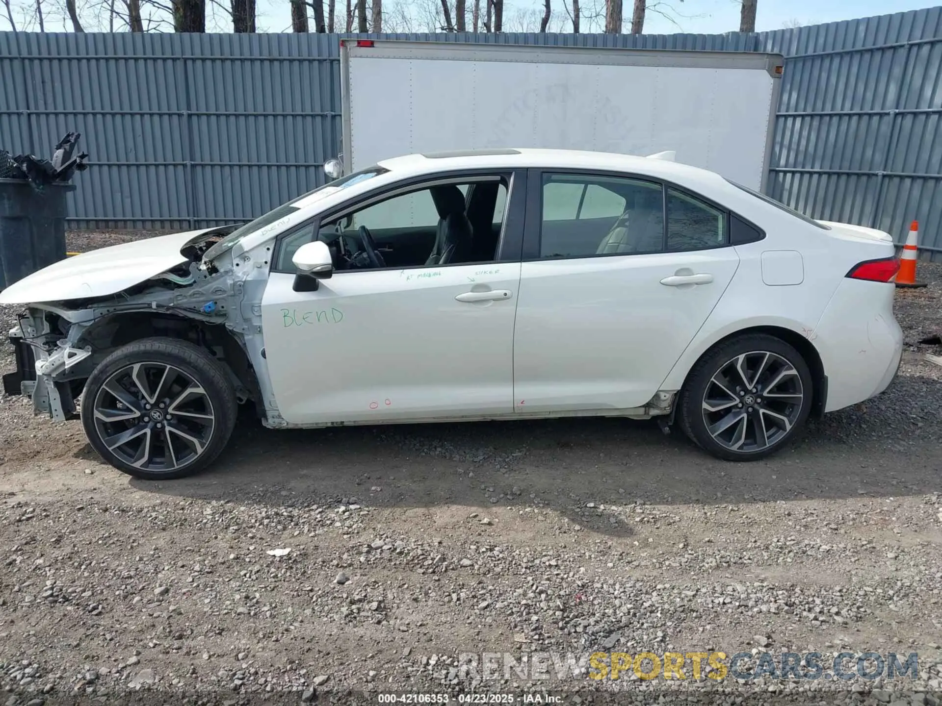 15 Фотография поврежденного автомобиля JTDP4RCE9LJ000933 TOYOTA COROLLA 2020
