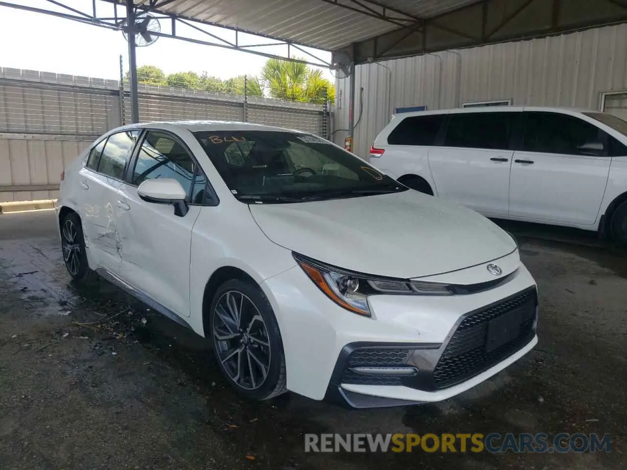 1 Photograph of a damaged car JTDP4RCEXLJ006711 TOYOTA COROLLA 2020