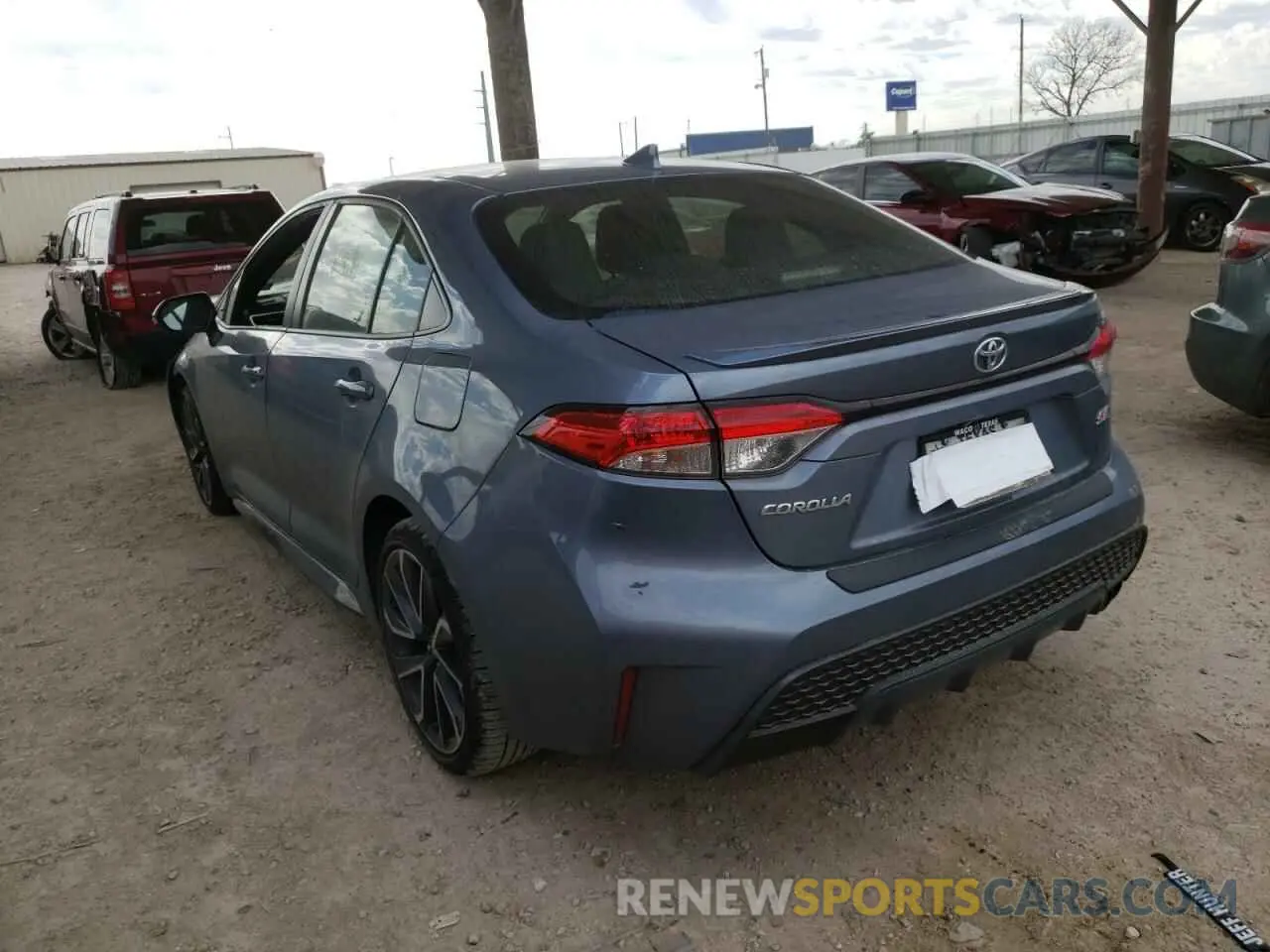 3 Photograph of a damaged car JTDP4RCEXLJ009740 TOYOTA COROLLA 2020