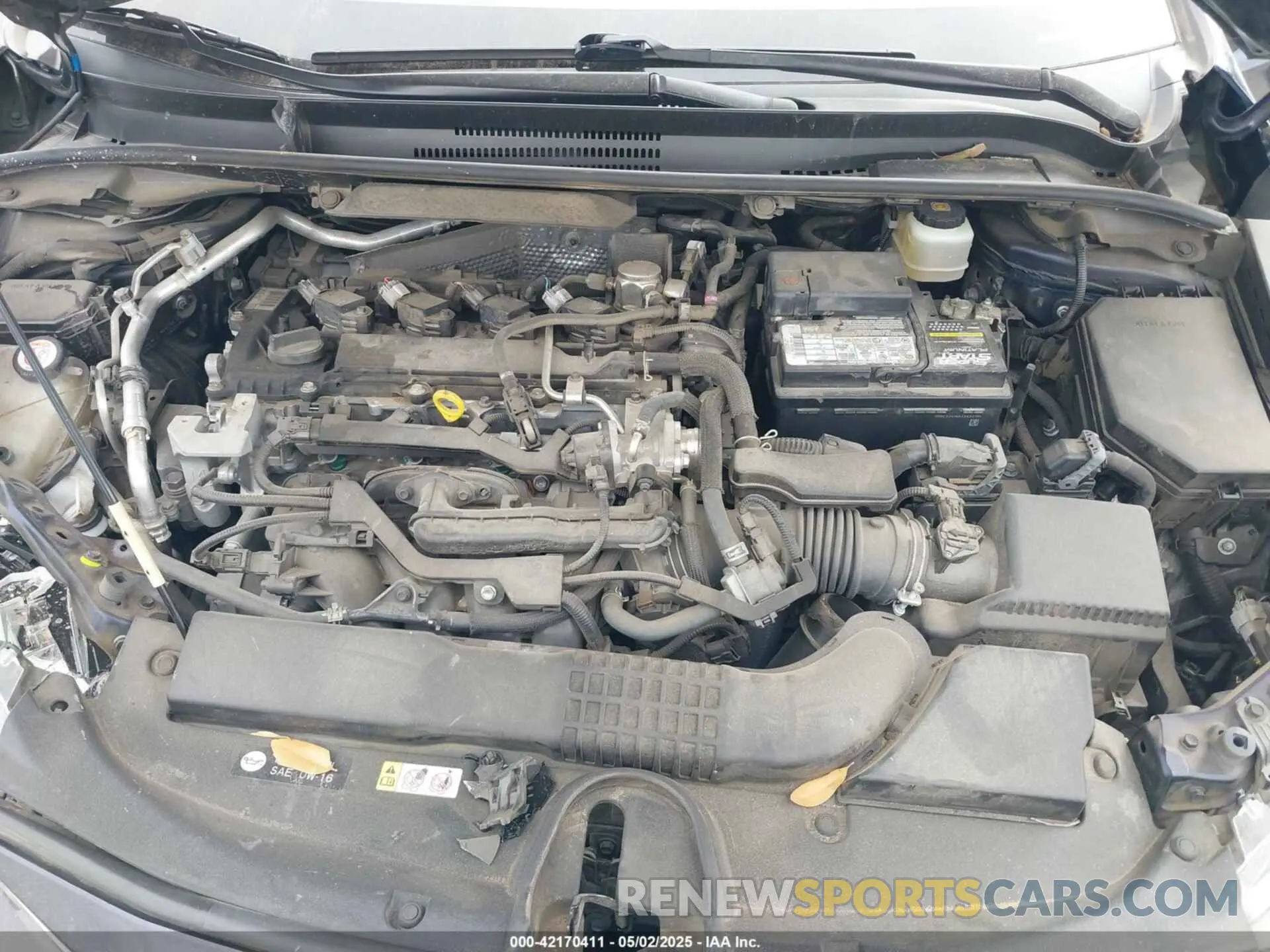 10 Фотография поврежденного автомобиля JTDP4RCEXLJ015151 TOYOTA COROLLA 2020