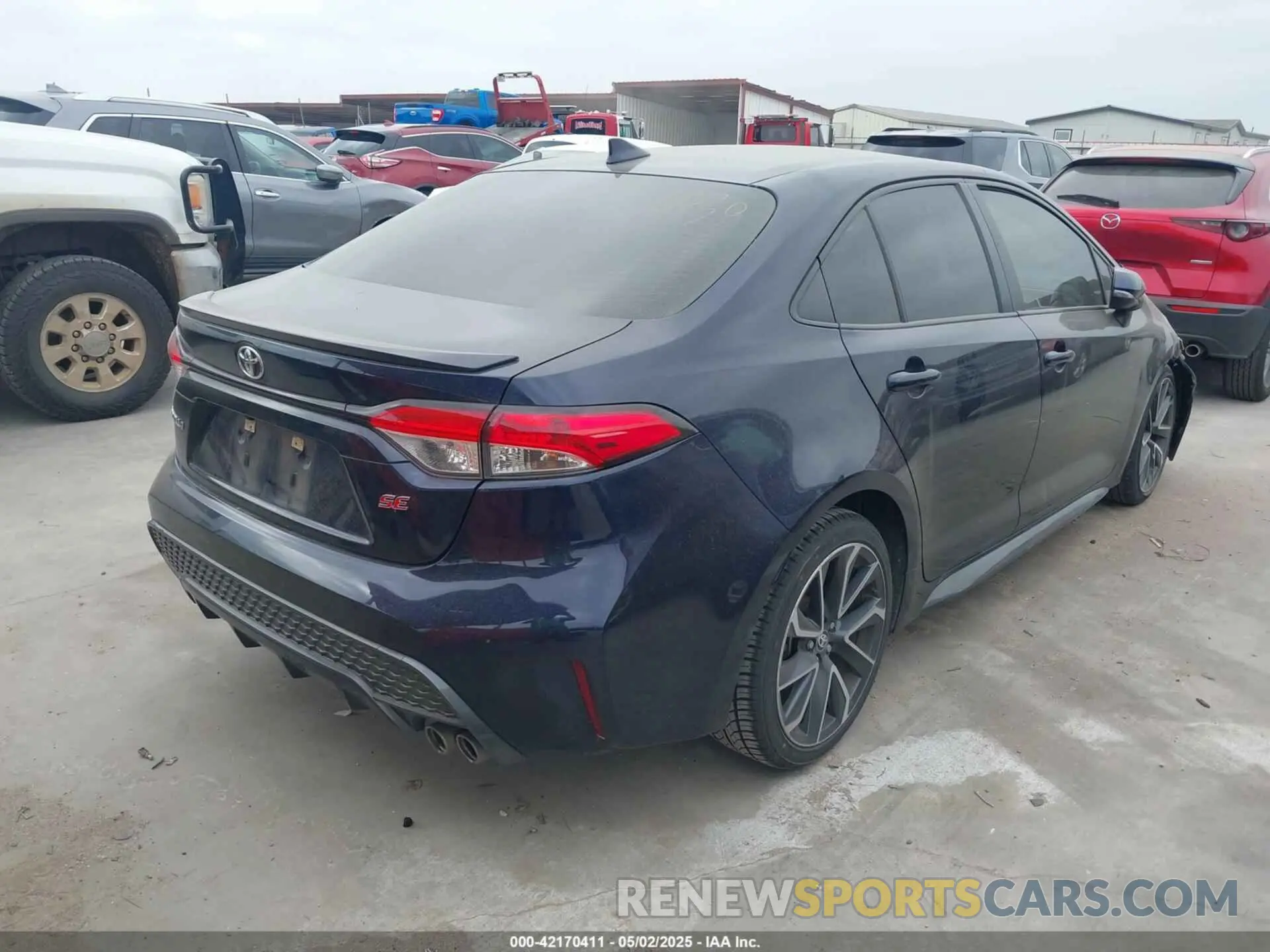 4 Фотография поврежденного автомобиля JTDP4RCEXLJ015151 TOYOTA COROLLA 2020