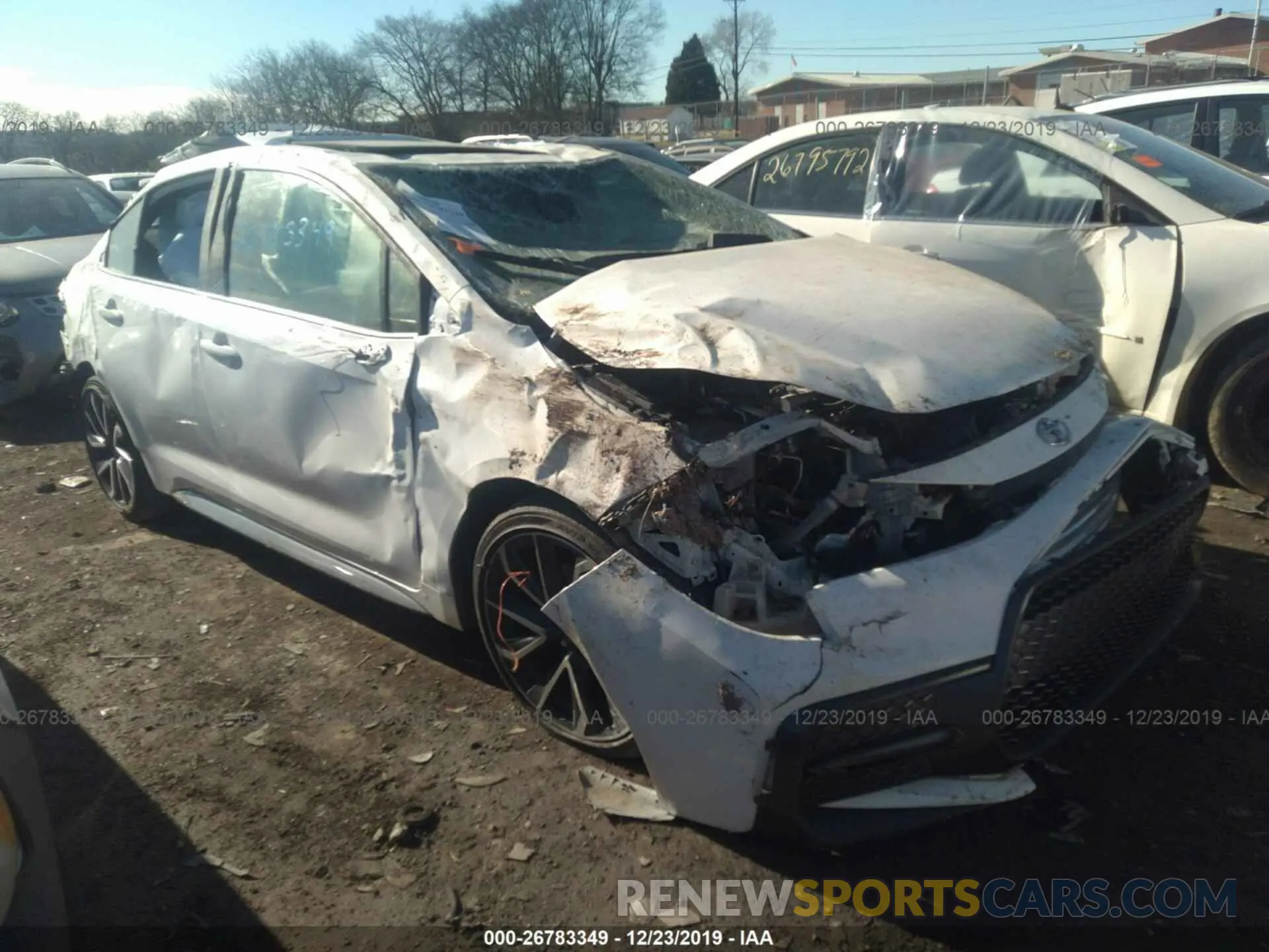 1 Photograph of a damaged car JTDP4RCEXLJ015862 TOYOTA COROLLA 2020