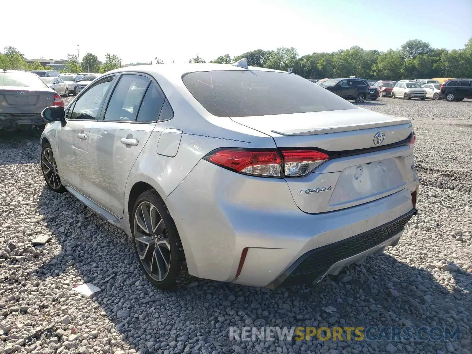 3 Photograph of a damaged car JTDS4RCE0LJ001012 TOYOTA COROLLA 2020