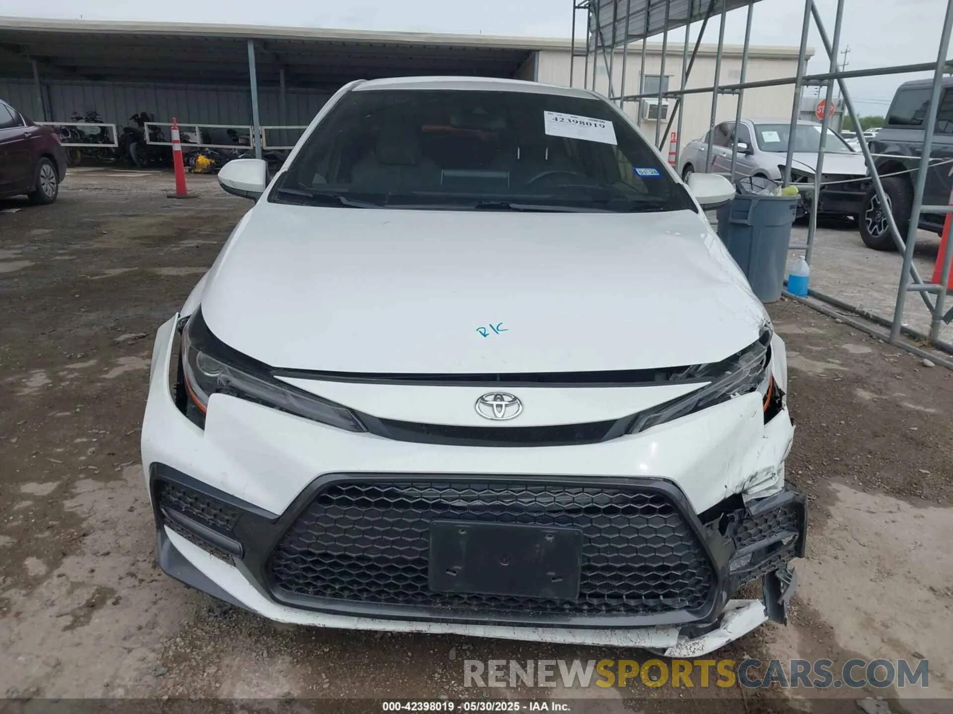12 Фотография поврежденного автомобиля JTDS4RCE0LJ025164 TOYOTA COROLLA 2020