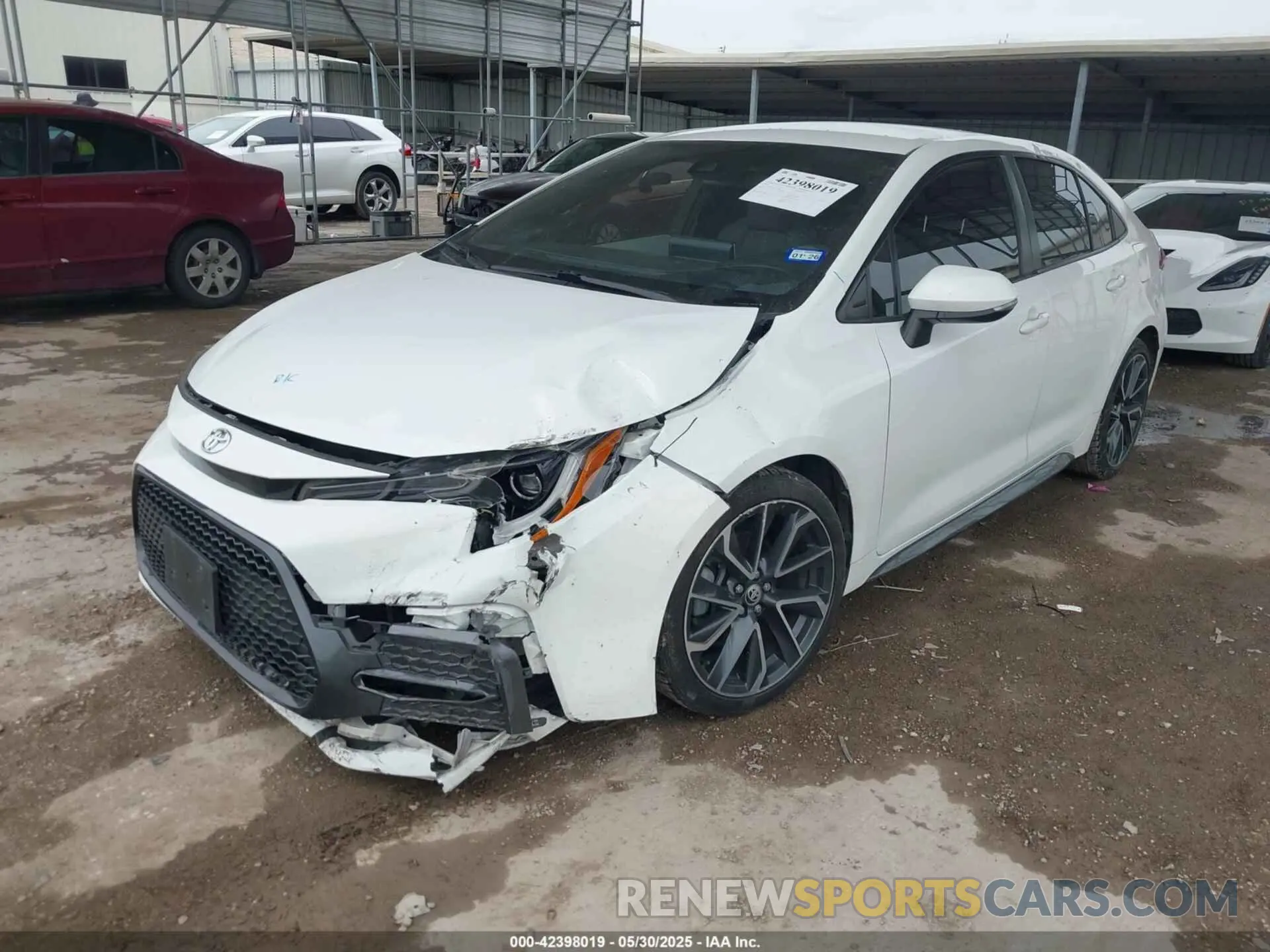 2 Фотография поврежденного автомобиля JTDS4RCE0LJ025164 TOYOTA COROLLA 2020