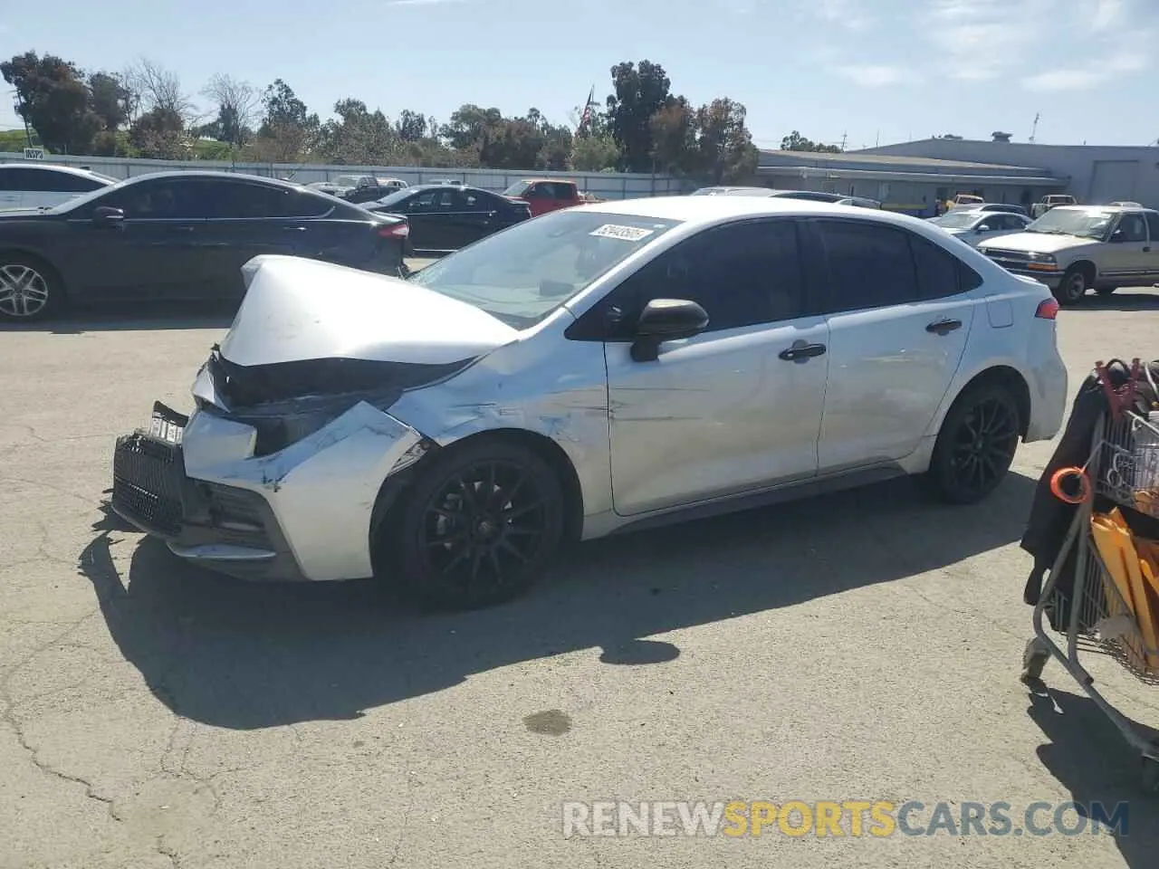 1 Photograph of a damaged car JTDS4RCE0LJ044040 TOYOTA COROLLA 2020