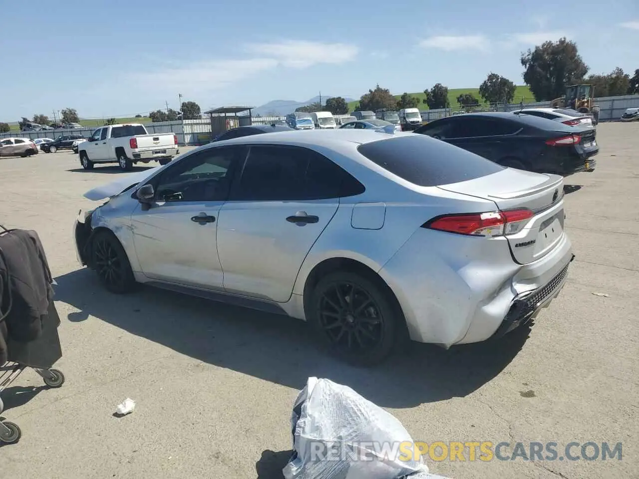 2 Photograph of a damaged car JTDS4RCE0LJ044040 TOYOTA COROLLA 2020