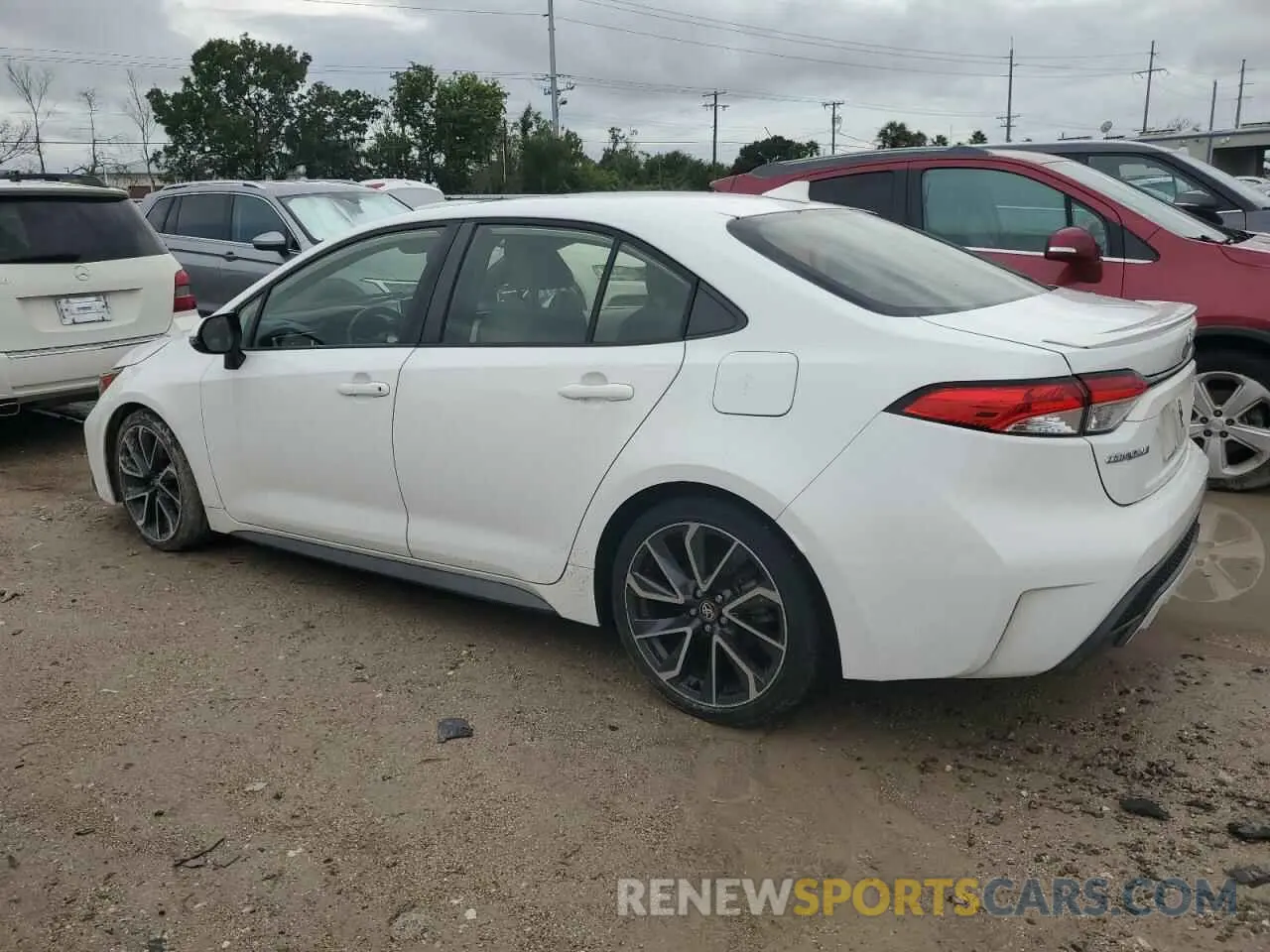 2 Photograph of a damaged car JTDS4RCE1LJ002086 TOYOTA COROLLA 2020