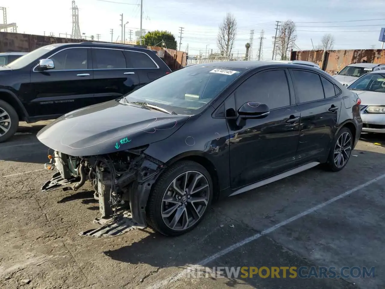 1 Фотография поврежденного автомобиля JTDS4RCE1LJ003156 TOYOTA COROLLA 2020