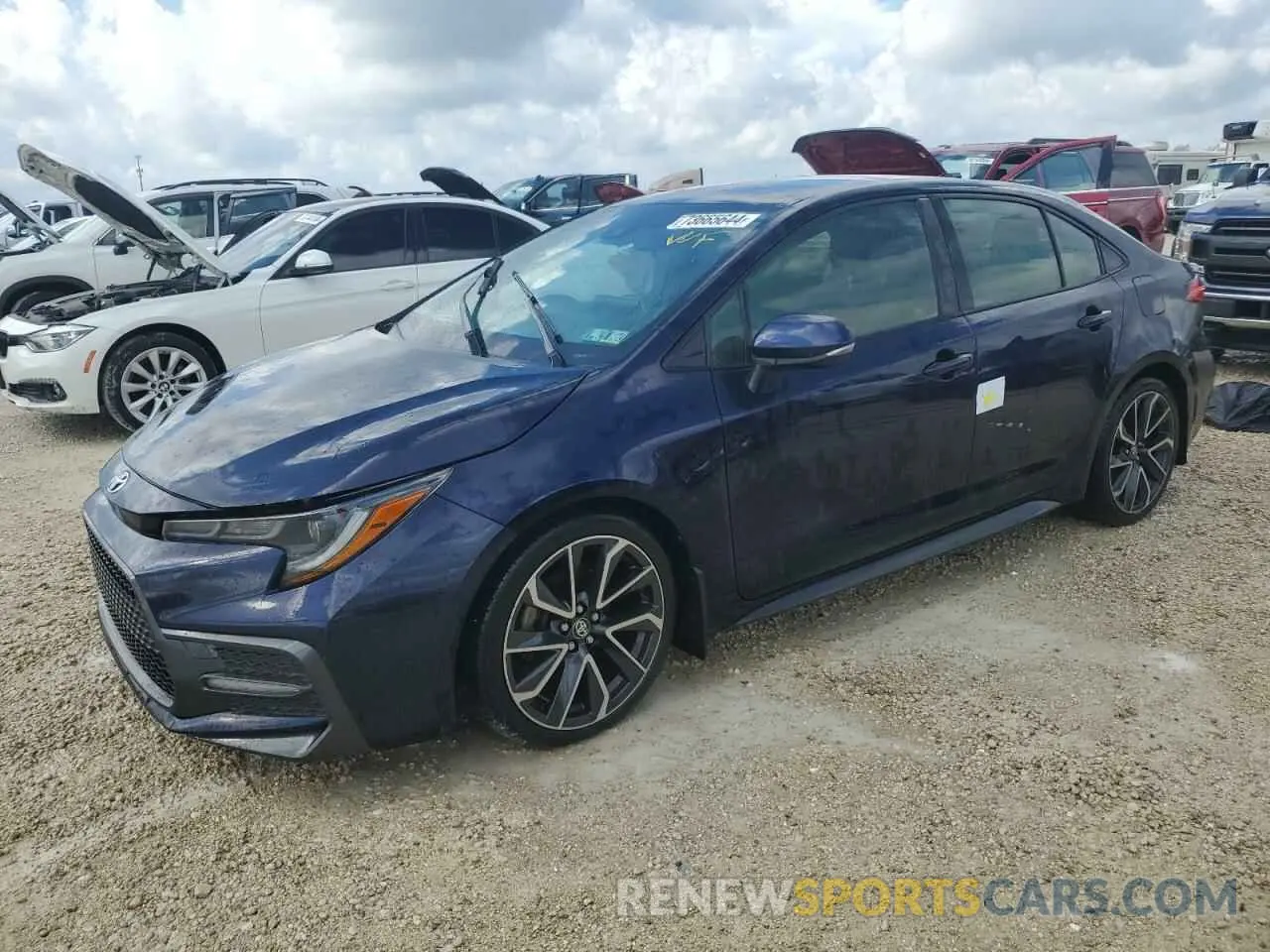 1 Photograph of a damaged car JTDS4RCE1LJ003240 TOYOTA COROLLA 2020