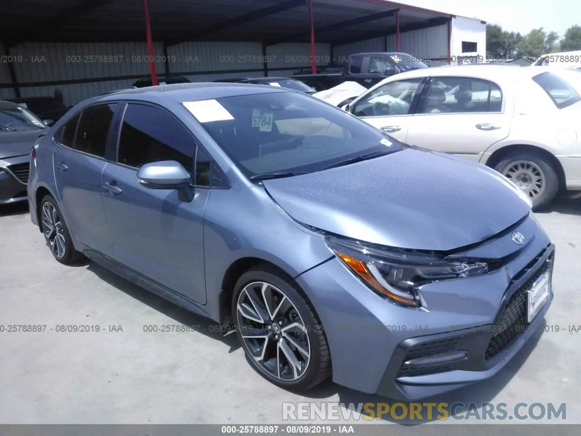 1 Photograph of a damaged car JTDS4RCE1LJ011791 TOYOTA COROLLA 2020