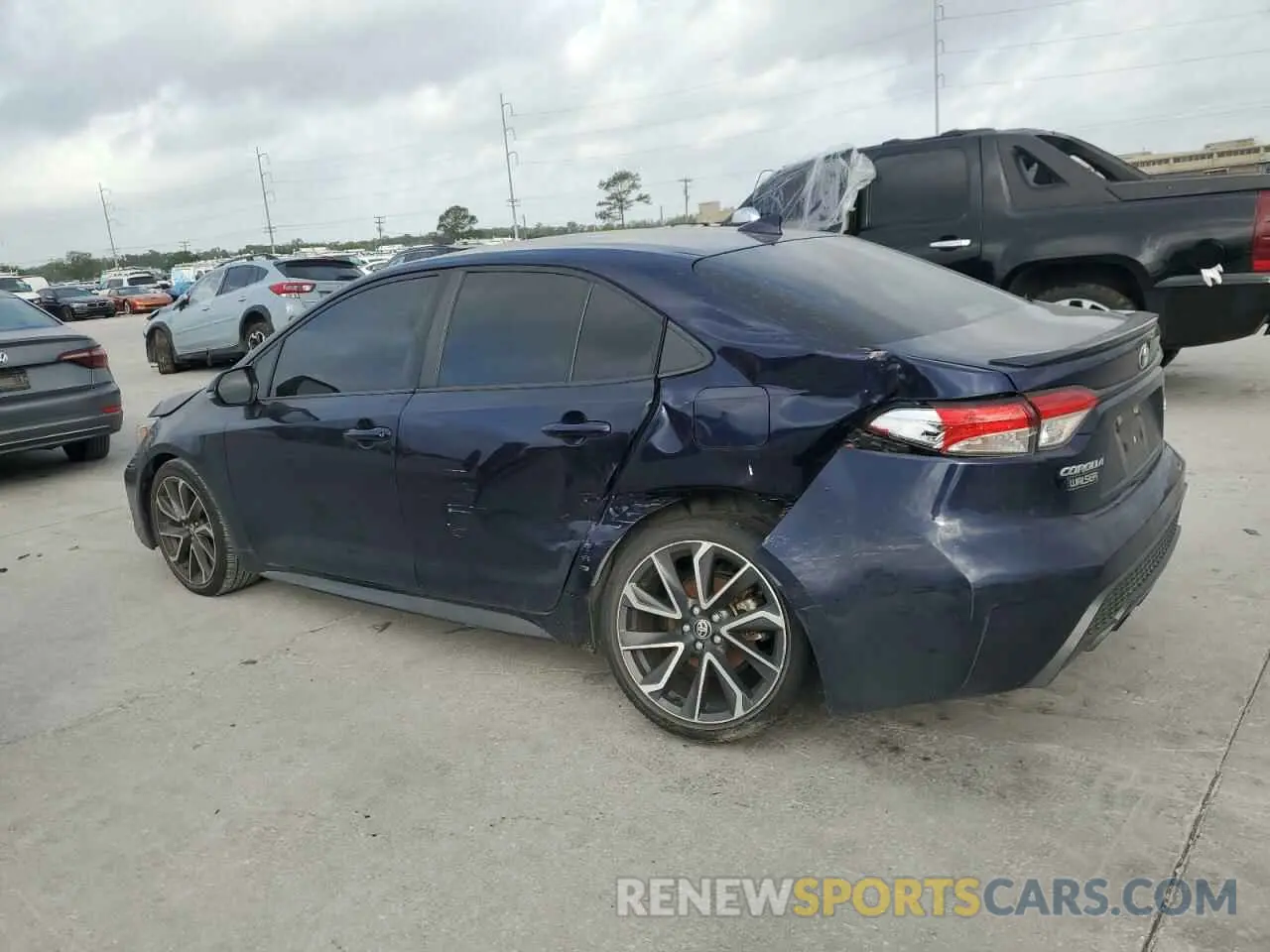 2 Фотография поврежденного автомобиля JTDS4RCE1LJ015341 TOYOTA COROLLA 2020