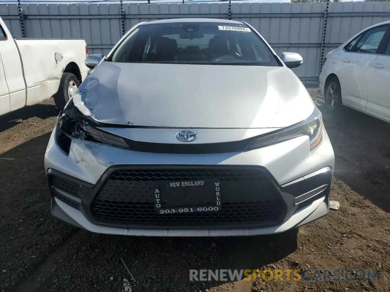 5 Photograph of a damaged car JTDS4RCE1LJ025805 TOYOTA COROLLA 2020