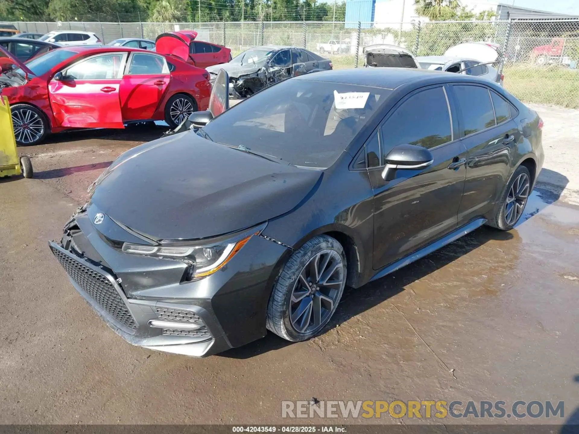 2 Photograph of a damaged car JTDS4RCE1LJ026243 TOYOTA COROLLA 2020