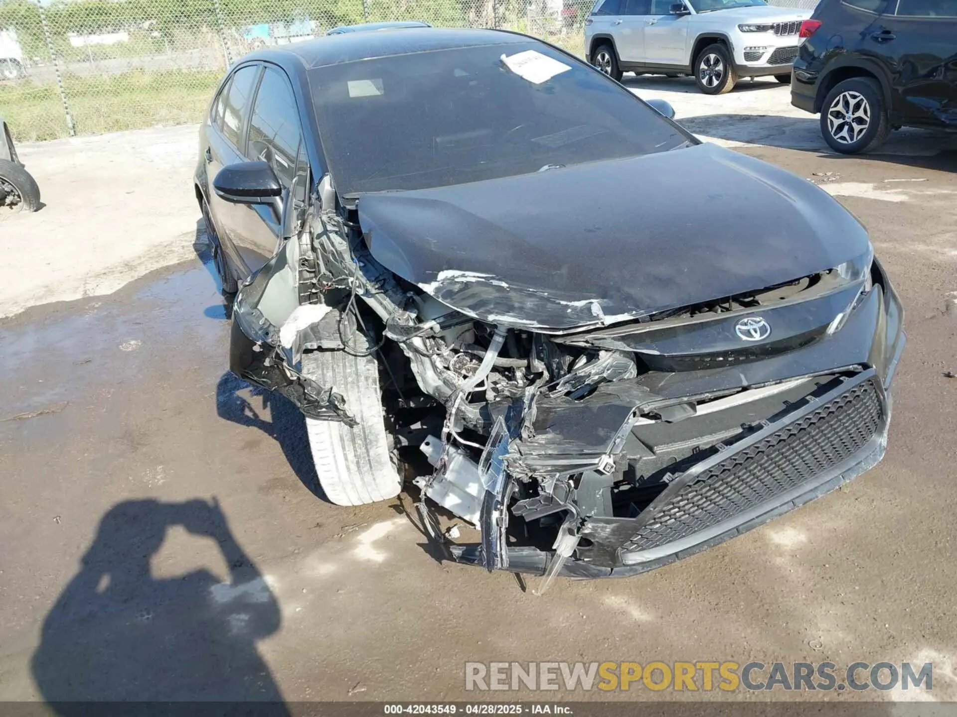 6 Photograph of a damaged car JTDS4RCE1LJ026243 TOYOTA COROLLA 2020