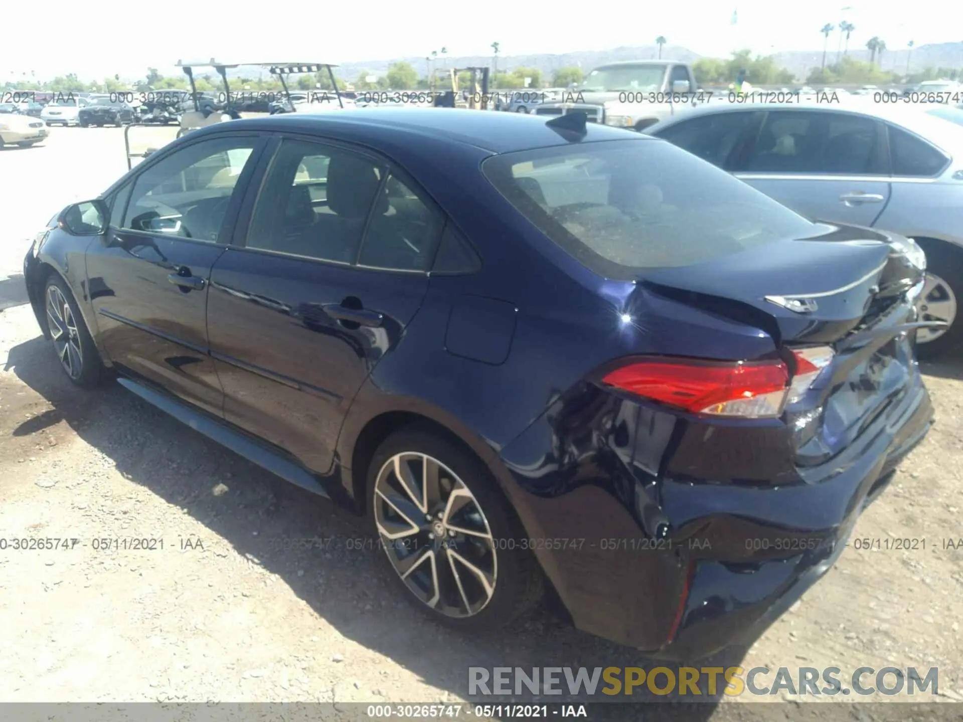 3 Photograph of a damaged car JTDS4RCE1LJ033838 TOYOTA COROLLA 2020