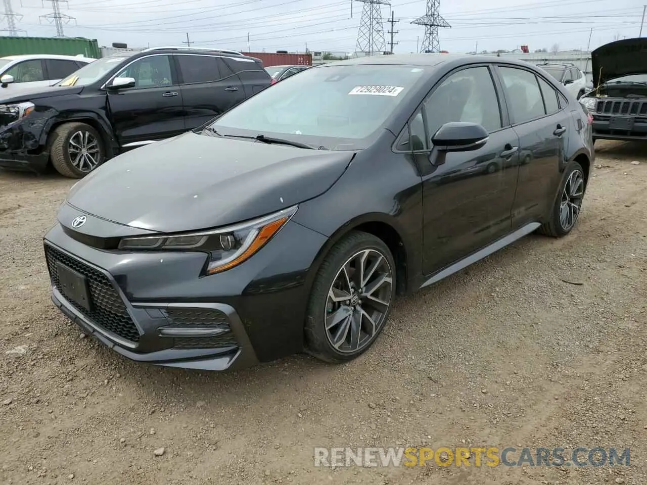 1 Photograph of a damaged car JTDS4RCE1LJ036108 TOYOTA COROLLA 2020