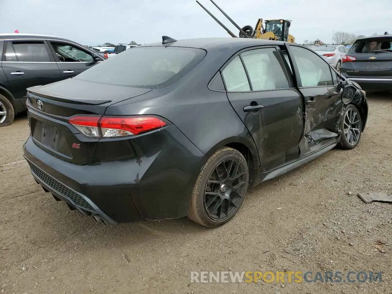 3 Photograph of a damaged car JTDS4RCE1LJ036108 TOYOTA COROLLA 2020