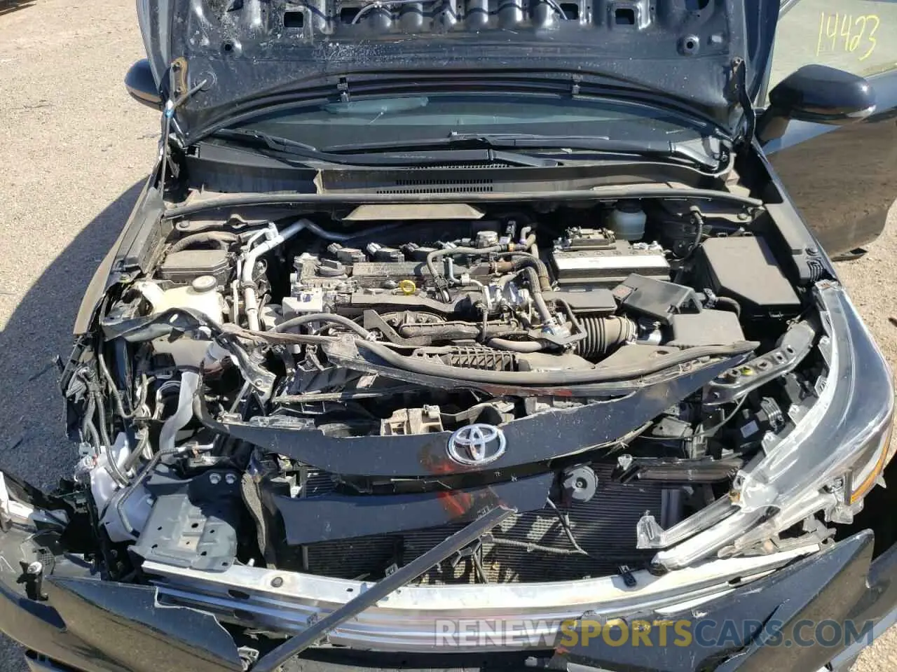 7 Photograph of a damaged car JTDS4RCE1LJ037498 TOYOTA COROLLA 2020
