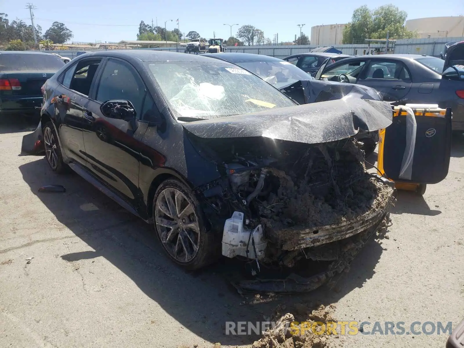 1 Photograph of a damaged car JTDS4RCE1LJ047609 TOYOTA COROLLA 2020