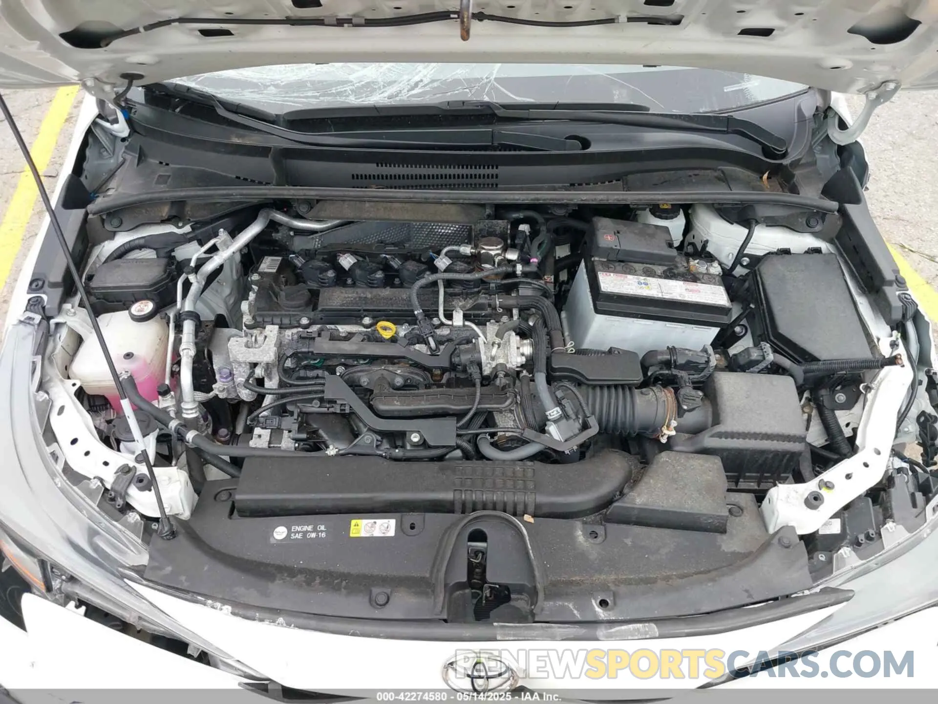 10 Фотография поврежденного автомобиля JTDS4RCE2LJ015865 TOYOTA COROLLA 2020