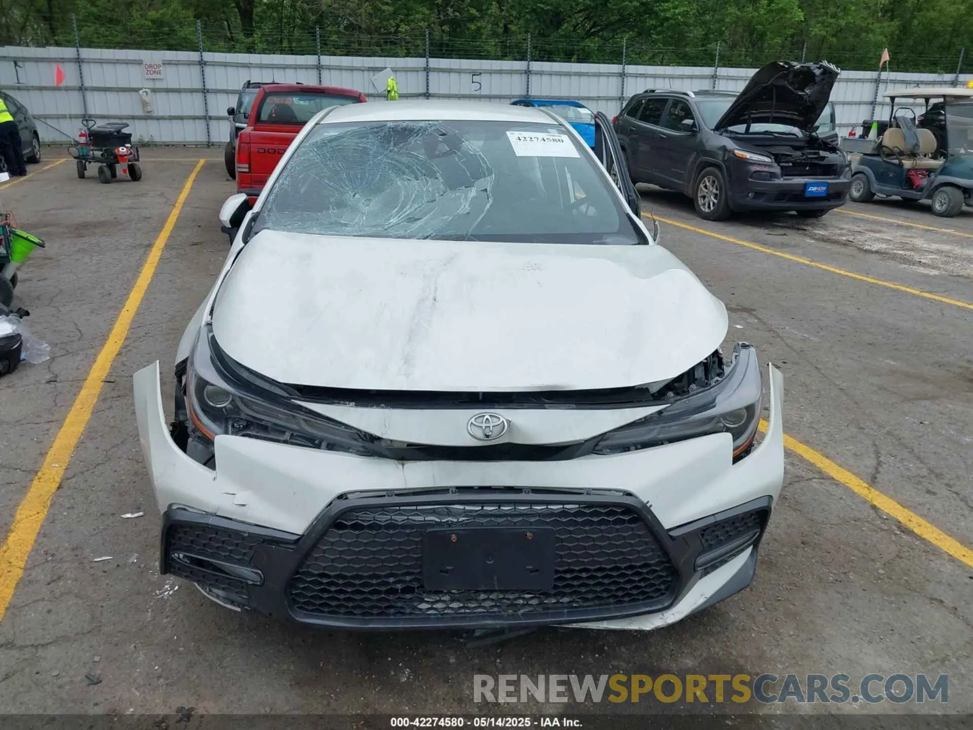 12 Фотография поврежденного автомобиля JTDS4RCE2LJ015865 TOYOTA COROLLA 2020