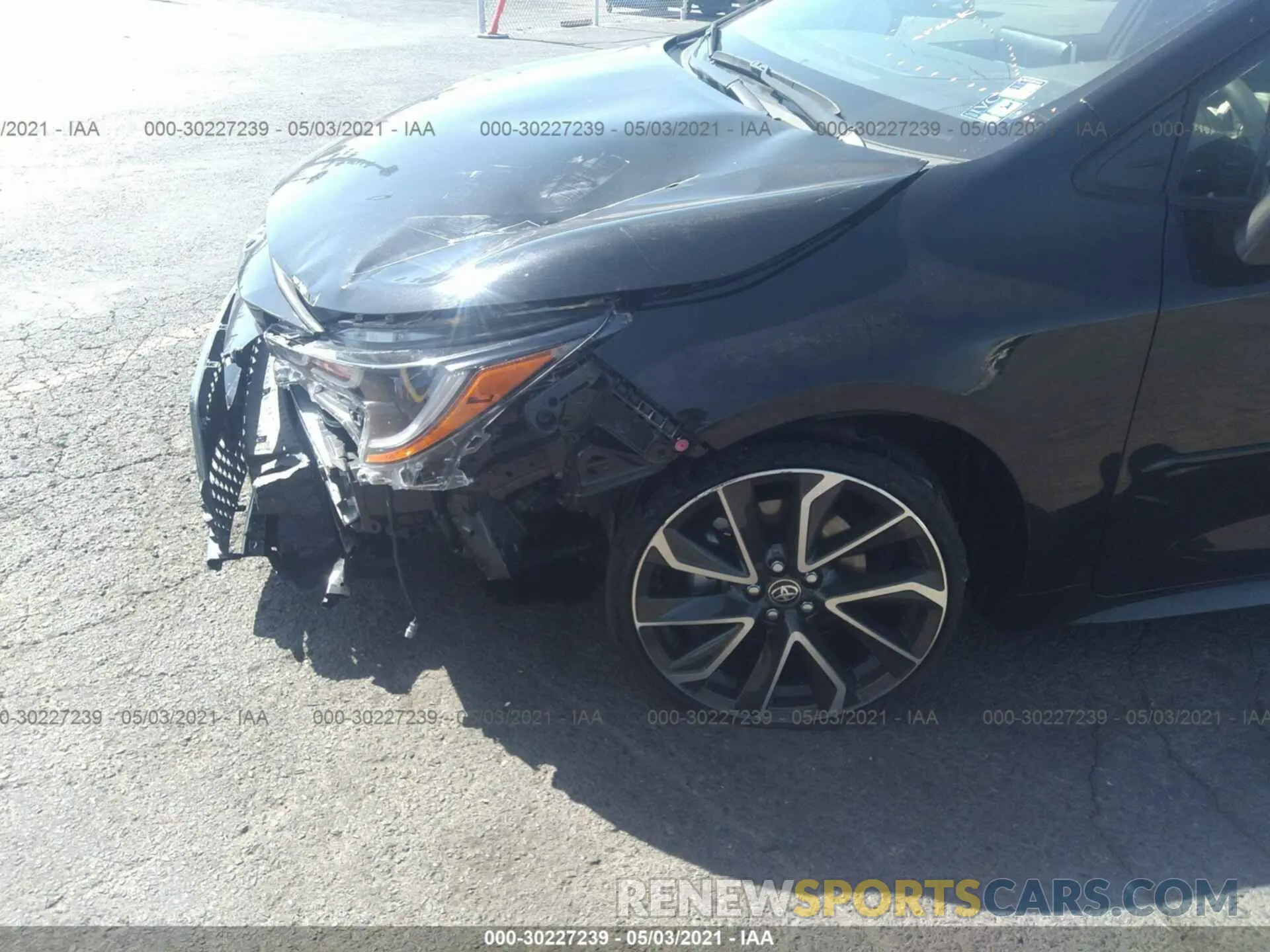 6 Photograph of a damaged car JTDS4RCE2LJ023402 TOYOTA COROLLA 2020