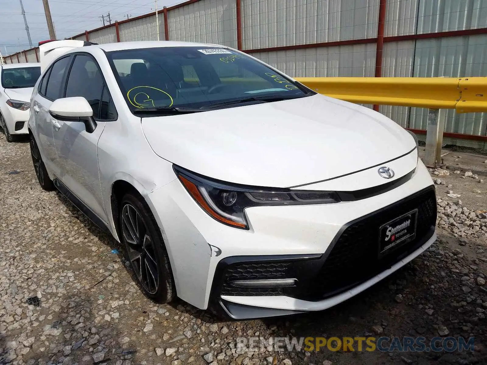 1 Photograph of a damaged car JTDS4RCE2LJ032441 TOYOTA COROLLA 2020