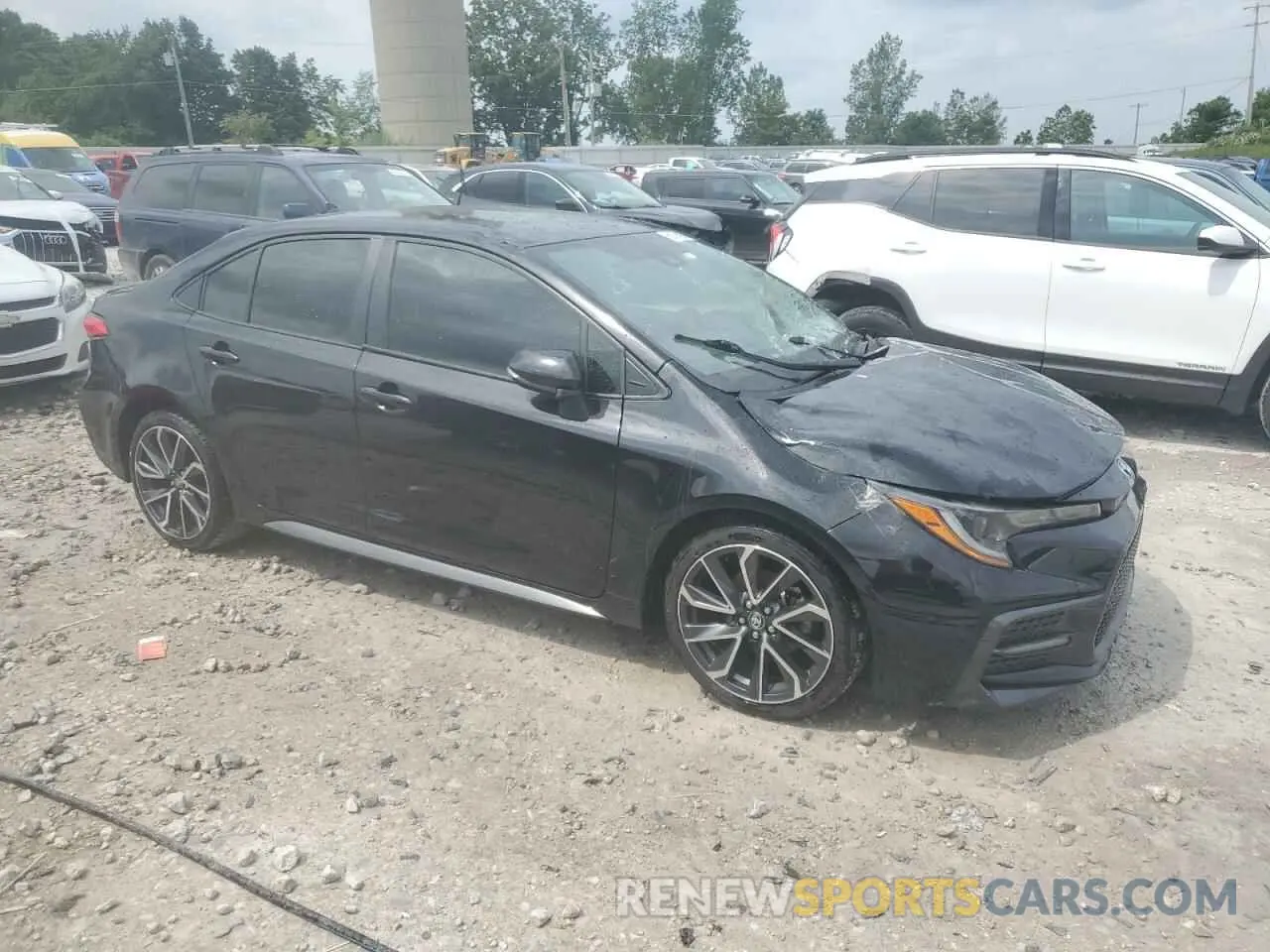 4 Фотография поврежденного автомобиля JTDS4RCE2LJ037364 TOYOTA COROLLA 2020