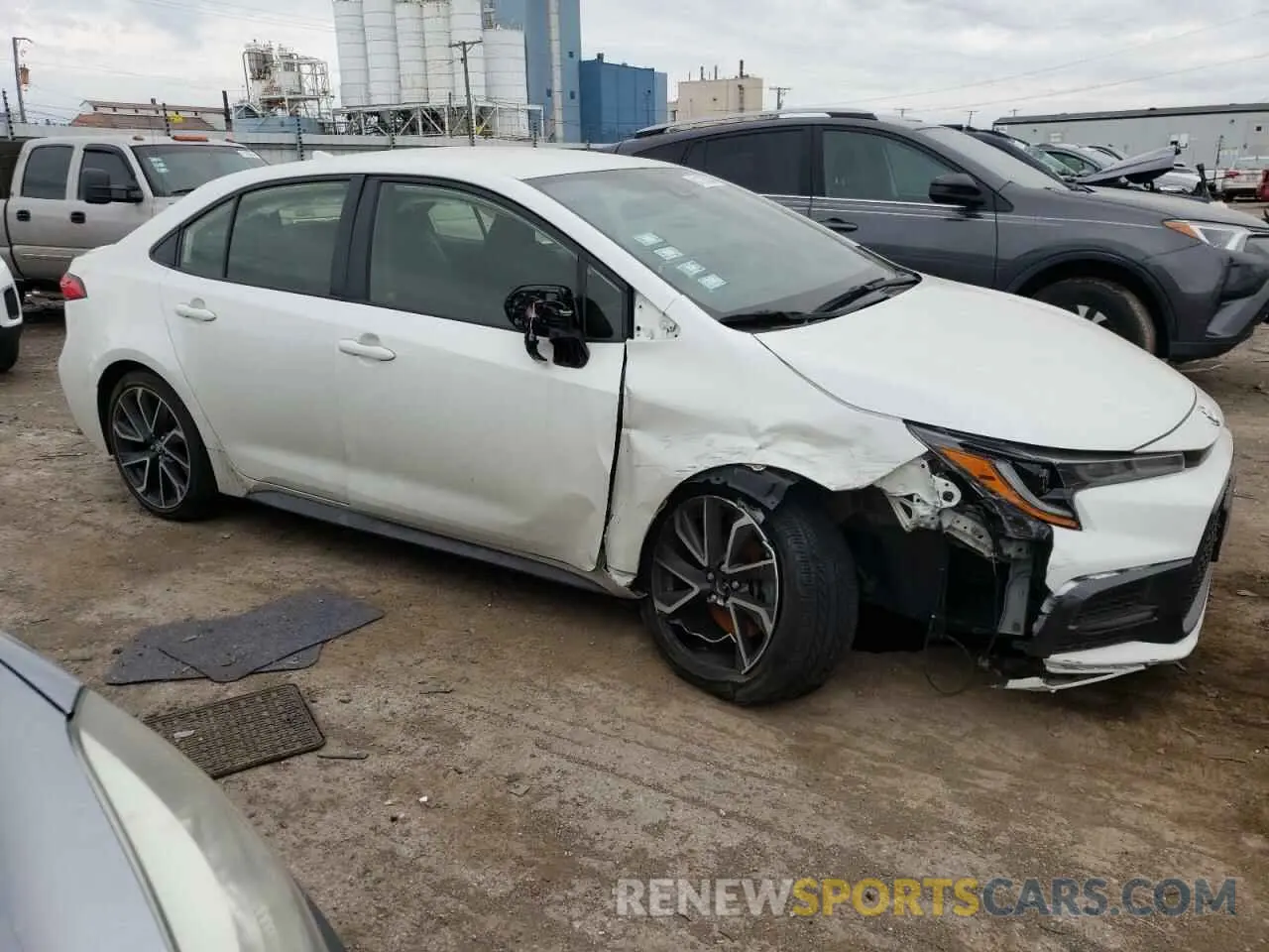 4 Фотография поврежденного автомобиля JTDS4RCE2LJ039681 TOYOTA COROLLA 2020
