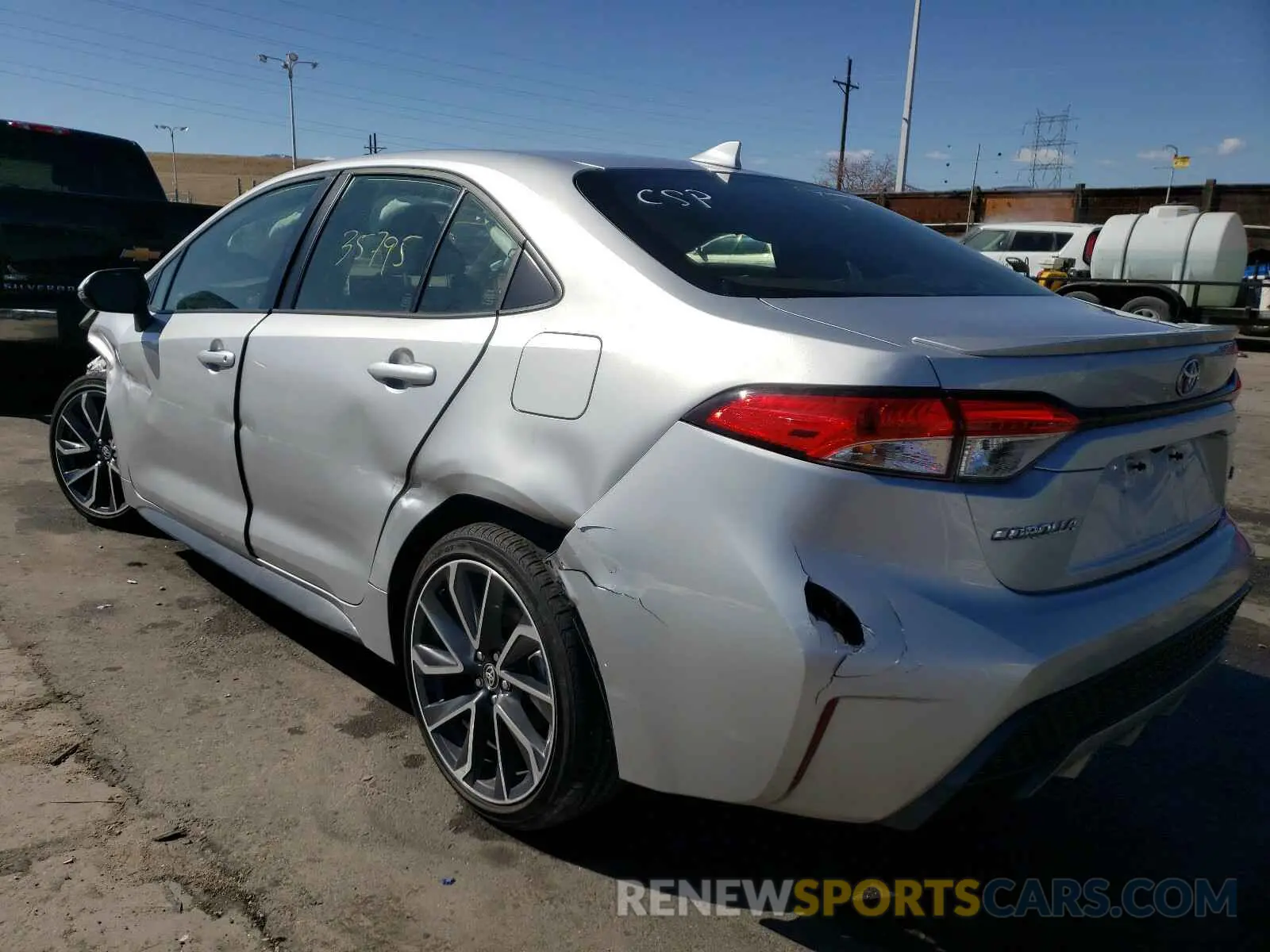 3 Photograph of a damaged car JTDS4RCE2LJ039969 TOYOTA COROLLA 2020