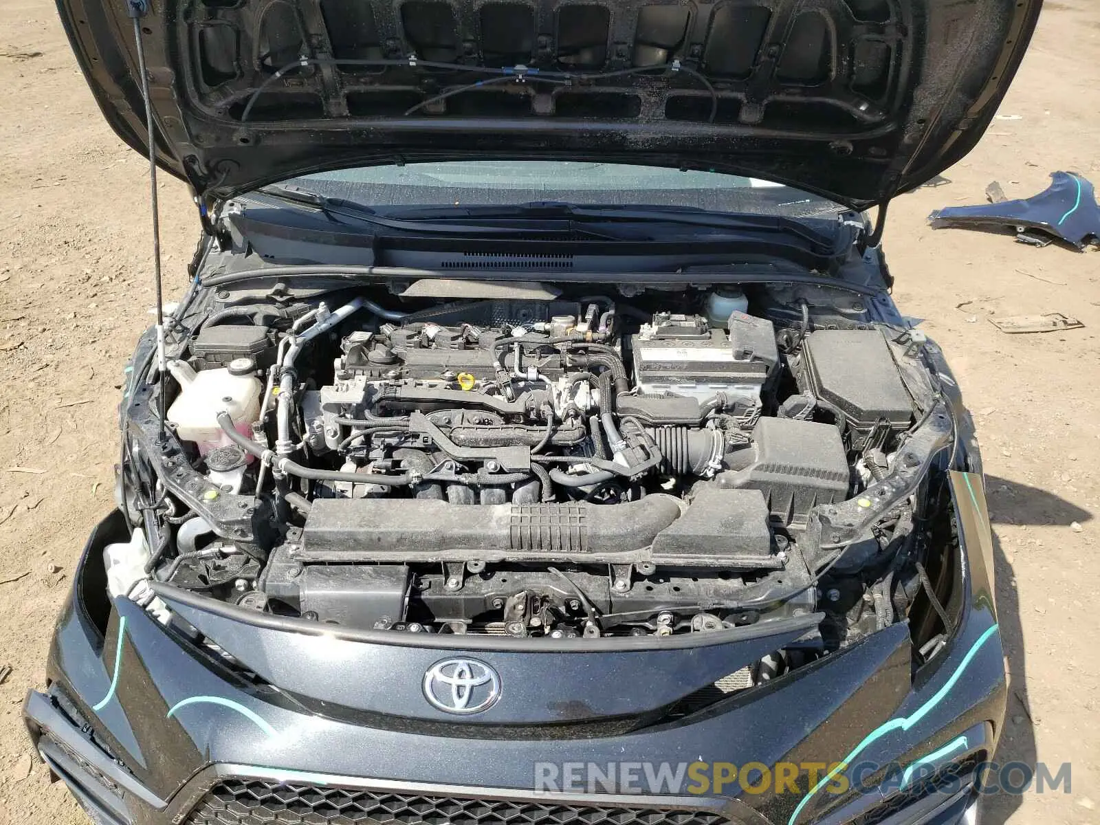 7 Photograph of a damaged car JTDS4RCE2LJ043231 TOYOTA COROLLA 2020