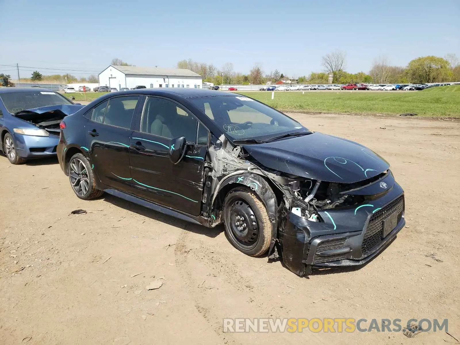 9 Photograph of a damaged car JTDS4RCE2LJ043231 TOYOTA COROLLA 2020