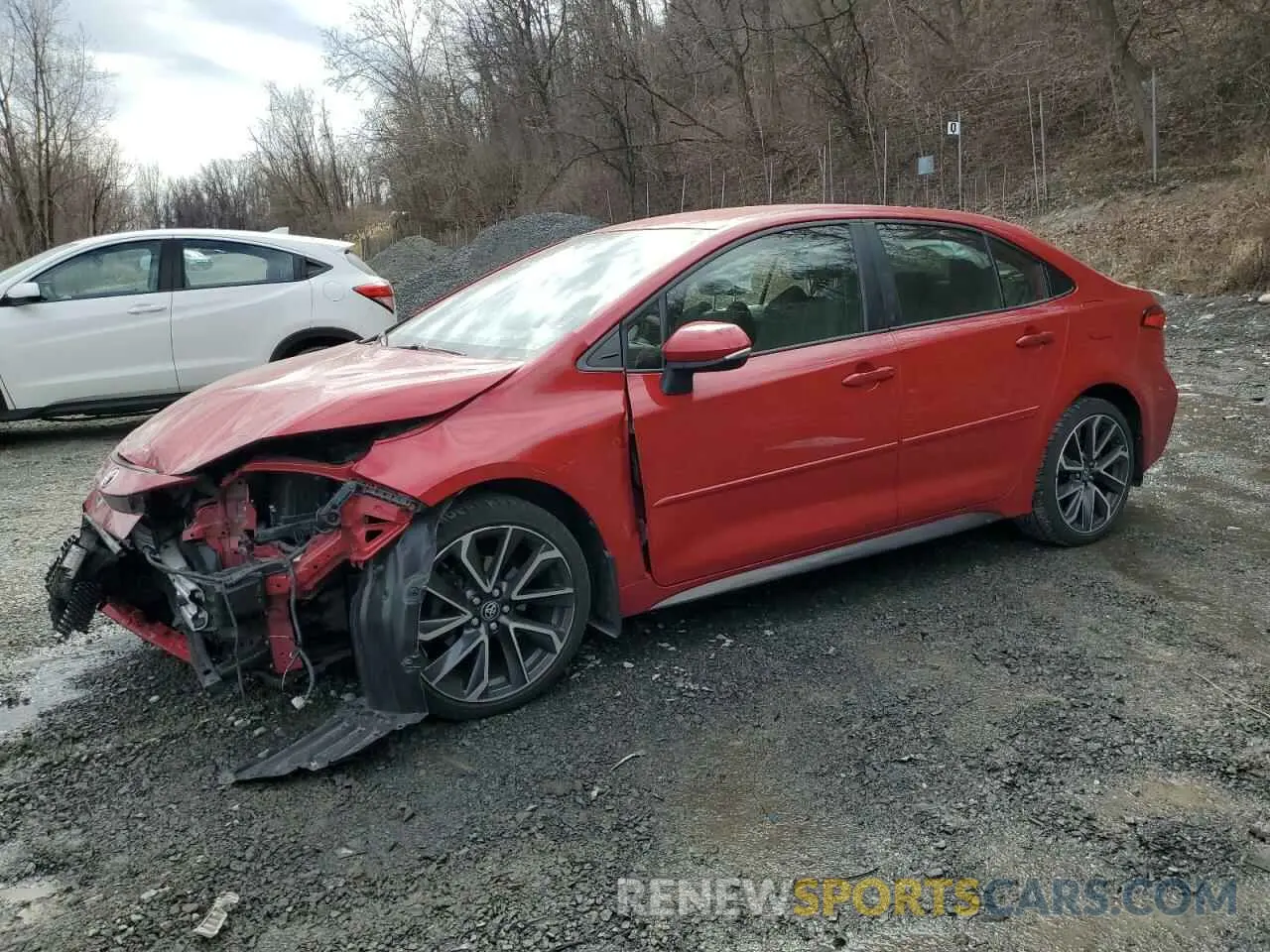 1 Photograph of a damaged car JTDS4RCE2LJ043391 TOYOTA COROLLA 2020