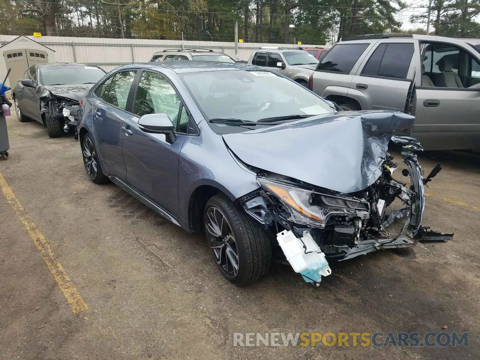 1 Photograph of a damaged car JTDS4RCE2LJ048896 TOYOTA COROLLA 2020