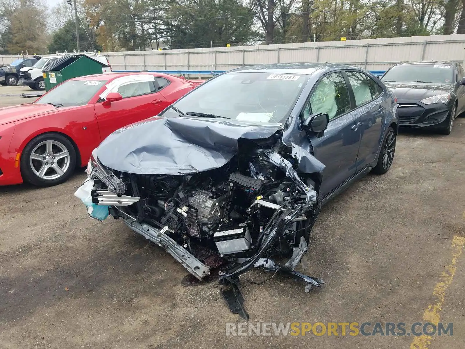 2 Photograph of a damaged car JTDS4RCE2LJ048896 TOYOTA COROLLA 2020