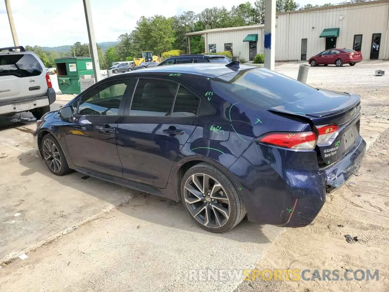2 Фотография поврежденного автомобиля JTDS4RCE2LJ051670 TOYOTA COROLLA 2020