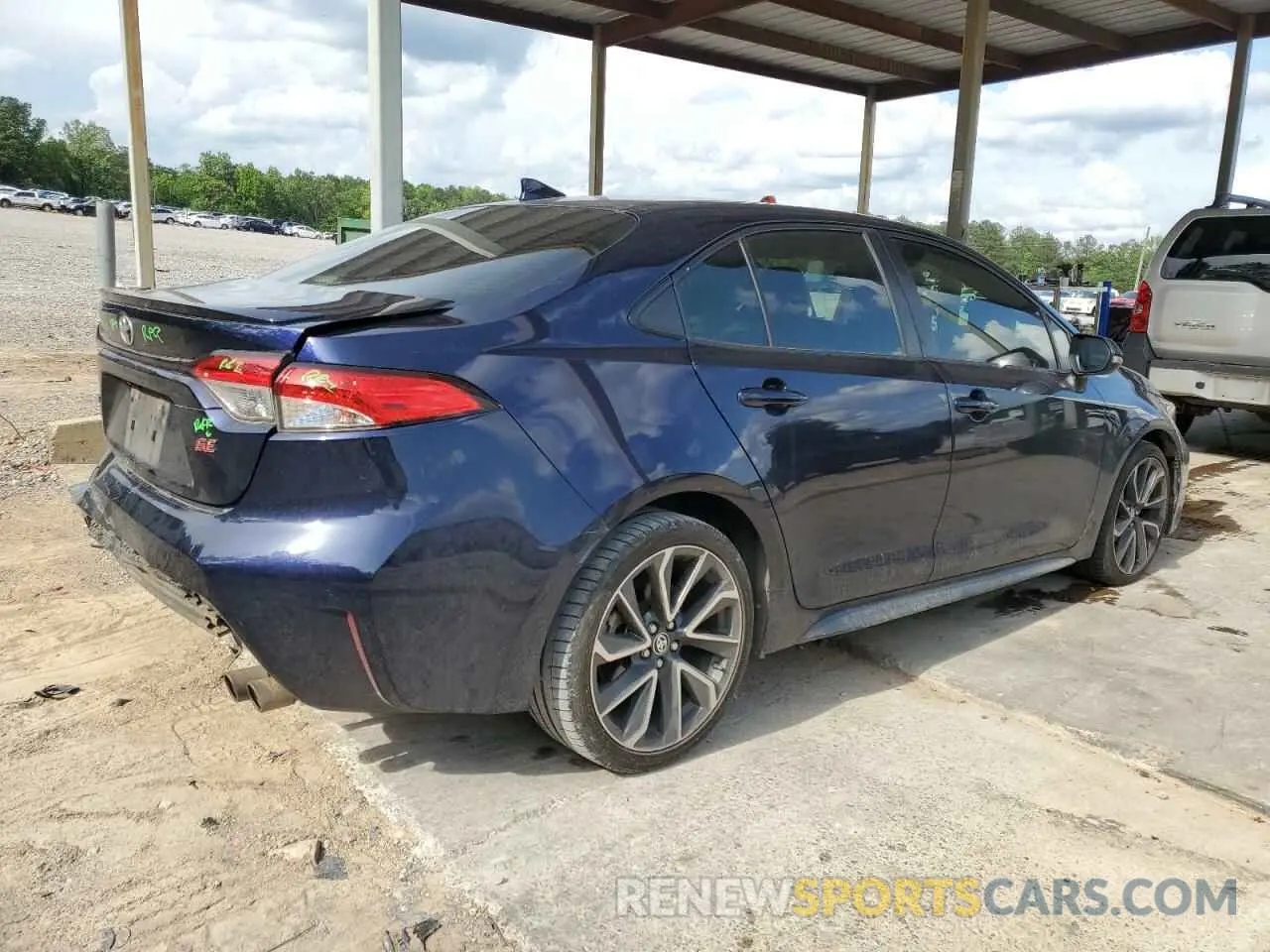 3 Фотография поврежденного автомобиля JTDS4RCE2LJ051670 TOYOTA COROLLA 2020