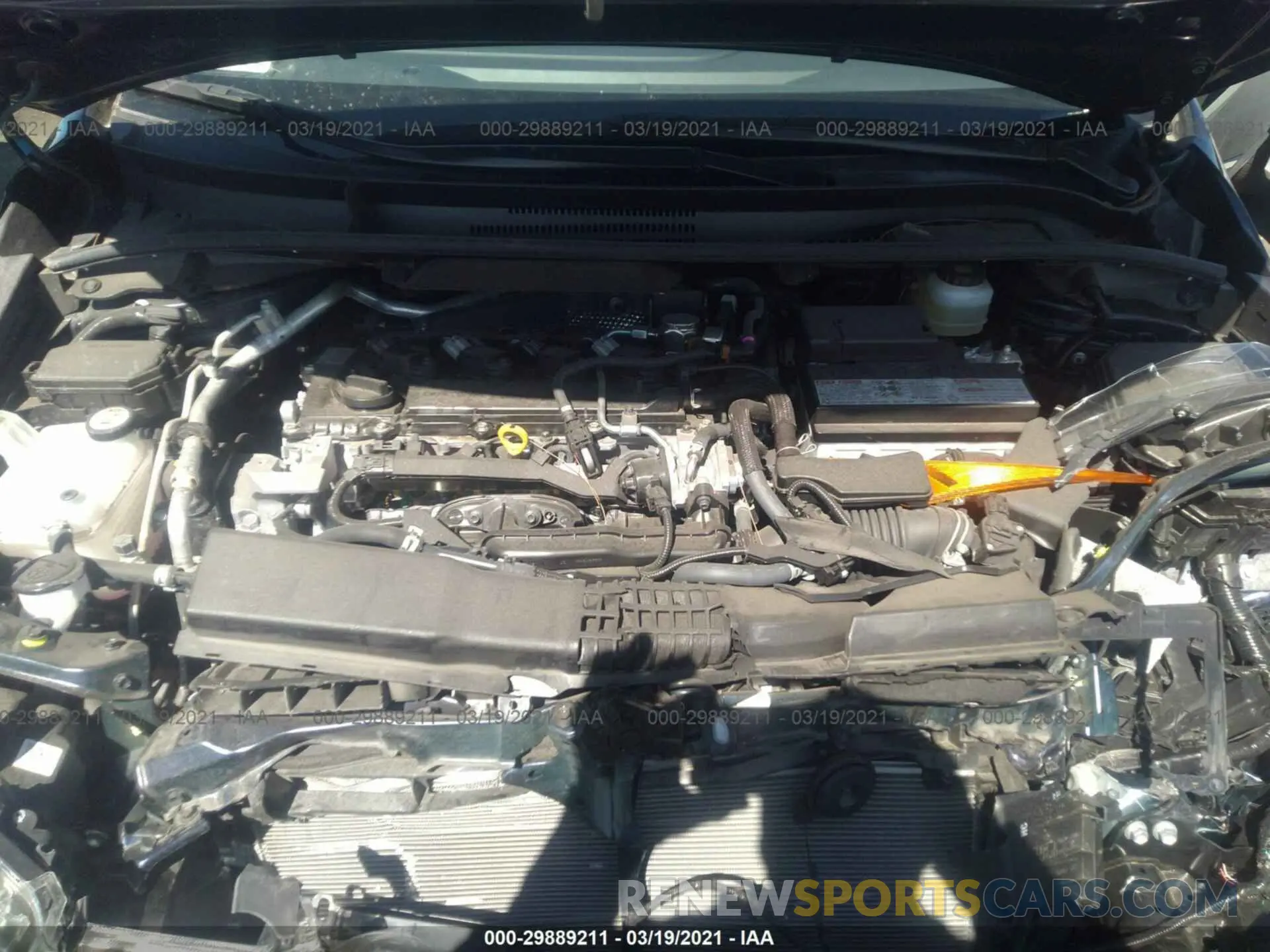 10 Photograph of a damaged car JTDS4RCE2LJ051894 TOYOTA COROLLA 2020
