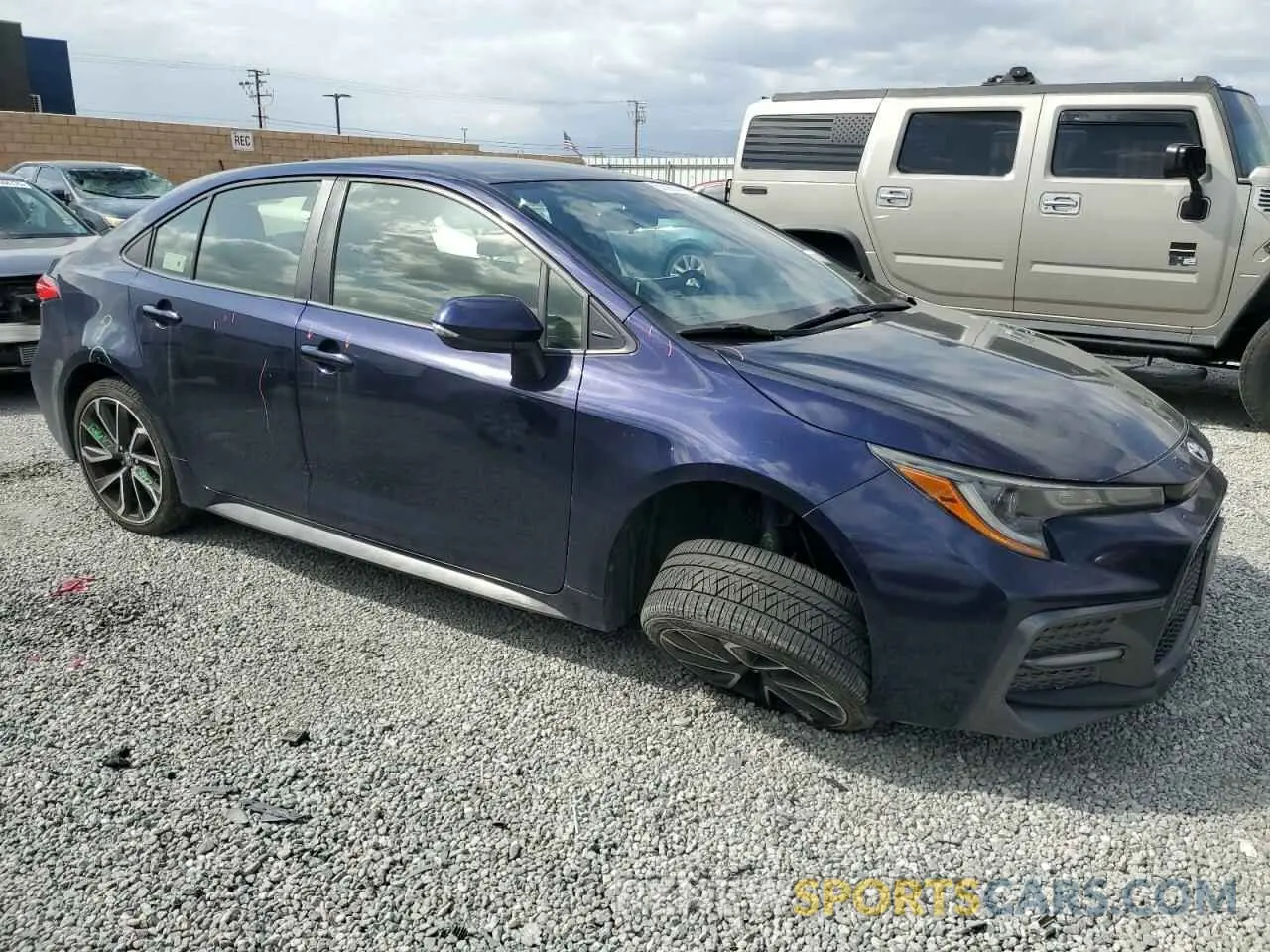 4 Photograph of a damaged car JTDS4RCE3LJ006298 TOYOTA COROLLA 2020