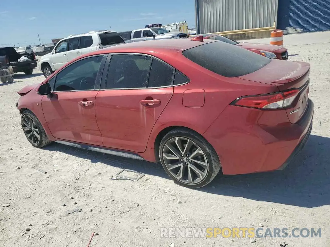 2 Photograph of a damaged car JTDS4RCE3LJ006530 TOYOTA COROLLA 2020